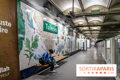 Le Métro Tuileries en mode végétal