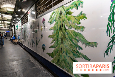 Le Métro Tuileries en mode végétal