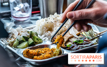 Sekitan, le restaurant street food de brochettes japonaises -  bento végétarien