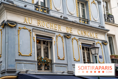 Au Rocher de Cancale, le restaurant historique à la façade bleue rue Montorgueil -  A7C8742
