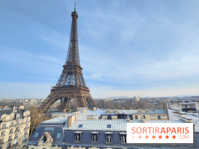 Visuel Paris 15e - Tour Eiffel hiver toits paris