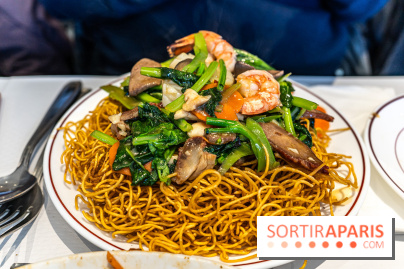 New Hao Khoan, le restaurant chinois et vietnamien, valeur sûre du 13e - nouilles croustillantes aux légumes et fruits de mer