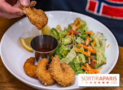 O Bout restaurant à Barbizon -  gambas panées