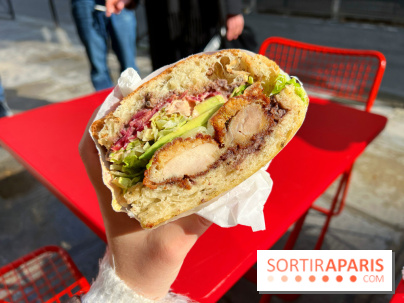 Kiss - Sandwich poulet frit, avocat, focaccia