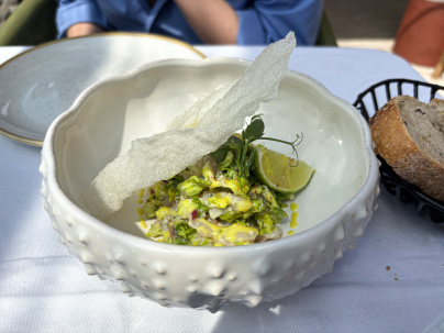Edmond, l'excellent restaurant panoramique sur Le Jardin Perché, la terrasse du Terrass'Hotel