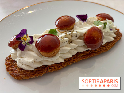 La Buche de Noel et les patisseries du Mandarin Oriental du chef patissier Julien Dugourd 