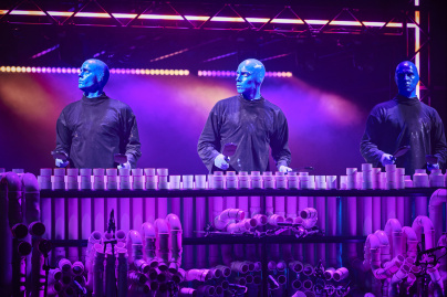 Blue Man group : la tournée mondiale du spectacle Bluevolution World Tour à Paris 