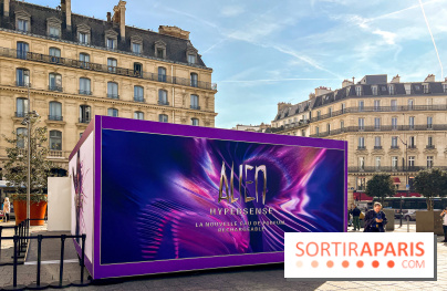 Mugler installe un pop up sensoriel et immersif avec des animations gratuites, à Paris