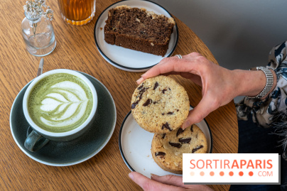 Trombone Coffee Shop Paris 20e - cookie zaatar - cookie chocolat