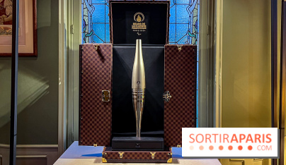 Malles Médailles et Torches des Jeux Olympiques de Paris 2024 griffées Louis Vuitton