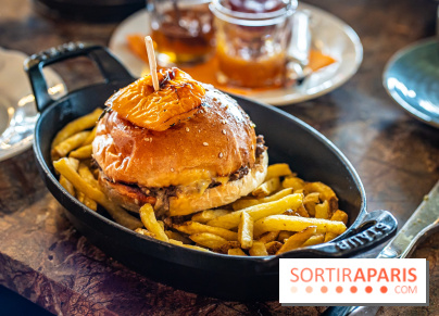 Le brunch festif du Bistrot Podium - Paris 15e - Top Chef -  burger frites