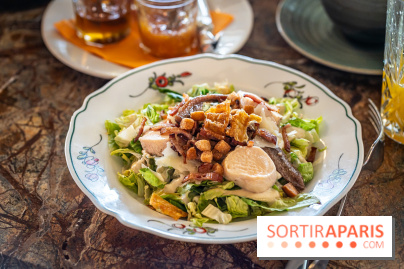 Le brunch festif du Bistrot Podium - Paris 15e - Top Chef -  salade caesar