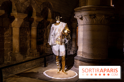 La Trêve la Basilique Saint-Denis, l'exposition costumes et photos de Sophie Comtet Kouyaté en mode jeux Olympique en Grèce Antique - A7C0648 HDR