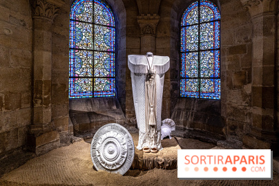 La Trêve la Basilique Saint-Denis, l'exposition costumes et photos de Sophie Comtet Kouyaté en mode jeux Olympique en Grèce Antique - A7C0609 HDR