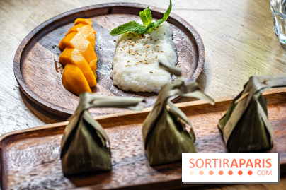 Q Bar, le bistrot et restaurant Thaïlandais à Paris - mango sticky rice