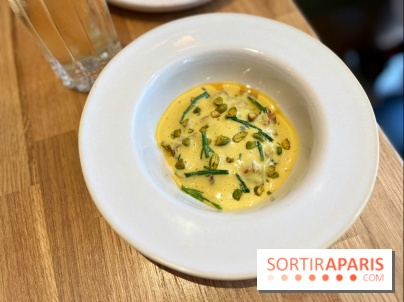 Brion - Céleri rôti, sabayon pistaches