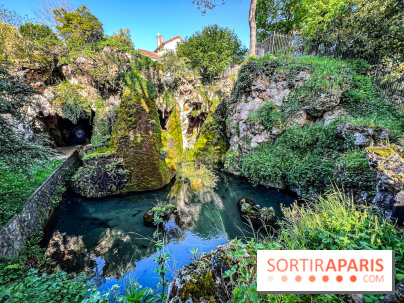 Parc du Dr Fauvel à Villennes sur Seine, grotte et cascades