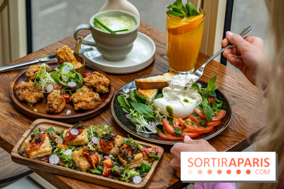 Fu Patisserie et coffee shop Paris 13e - burrata au basilic thaï