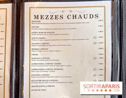 Boulevard Beirut, restaurant Libanais à Poissy - carte - menu