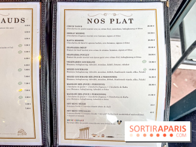 Boulevard Beirut, restaurant Libanais à Poissy - carte - menu