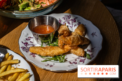 Festival, le café-restaurant rue Étienne Marcel  -  beignets de gambas