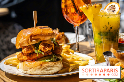 Festival, le café-restaurant rue Étienne Marcel  -  burger