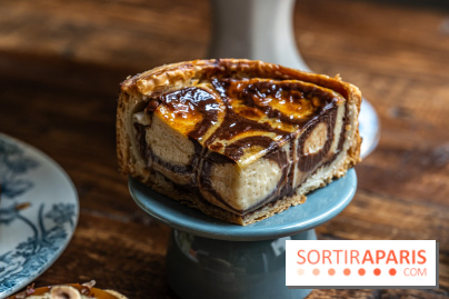 Nèulo Pâtisserie,le Paradis du flan par Pierre Jean Quinonero - flan marbré