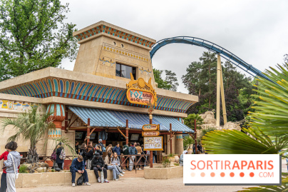 Parc Astérix : inauguration de la Tour Numérobis avec Jamel Debbouze - Poz kebab