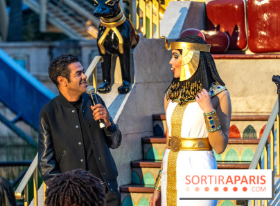 Parc Astérix : inauguration de la Tour Numérobis avec Jamel Debbouze
