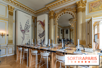 Exposition 'Bijoux de Scène de la Comédie Française' à l'hôtel historique de Mercy-Argenteau qui se dévoile