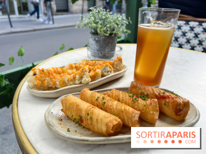 Bar Talaé - Halloumi croustillant, enoki en tempura