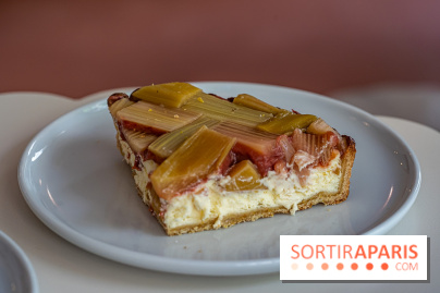 Taårtt, la pâtisserie - salon de thé Paris 15e aux tartes en tous genres - tarte cheese cake rhubarbe
