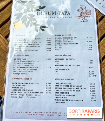 Le restaurant du Petit Moulin des Vaux de Cernay - Oléum Papa, le restaurant culturel