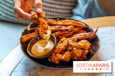 Brunch du Vesper Paris 7e - buffet à volonté et plats à table -  poulet frit - menu enfant