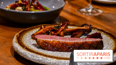 Madame Fan, le restaurant gastronomique chinois à Paris  - magret de canard fumé au thé Long Jing