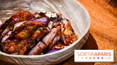 Madame Fan, le restaurant gastronomique chinois à Paris  - aubergine braisée façon Hong Shao