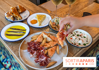 Tina restaurant - bar à Tapas Paris 6  -  pata negra - pan con tomate