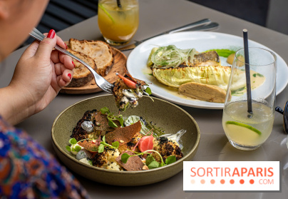 Fana Bistrot, le restaurant bistronomique du 18e avec terrasse et vue Sacré Cœur -  hou fleur végétarien