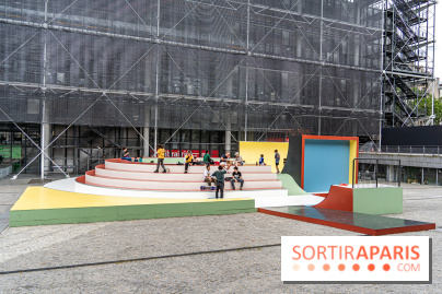 Cycloïde Piazza, le skatepark et œuvre d’art de Raphaël Zarka au Centre Pompidou