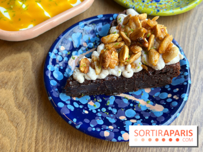 Restaurant Oté - Fondant chocolat, crème dakatine