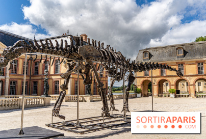 A giant dinosaur at the Château de Dampierre - Jurassic at the Château de Dampierre - A7C8894