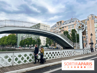 Pont levant rue de Crimée