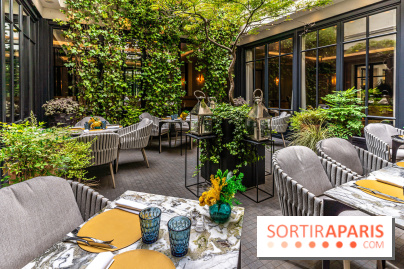 La terrasse cachée du Burgundy pour déjeuner au soleil dans le 8e -  A7C8460