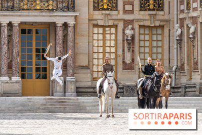 JO Paris 2024 : Les porteurs et relais de la flamme à Versailles -  Mathieu Forget - Bartabas