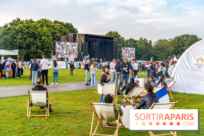 La Fan zone de Saint-Quentin en Yveli!nes, soirée Ofenbach et drones