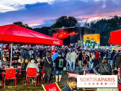 La Fan zone de Saint-Quentin en Yveli!nes, soirée Ofenbach et drones