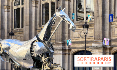 ZEUS, cheval métallique de la cérémonie d'ouverture des JO de Paris 2024 à l'Hôtel de Ville - image00012