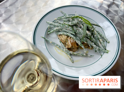 Le Cornichon - Poulet rôti, haricots verts