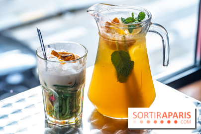 Viet 1331, le restaurant karaoké vietnamien immersif du 13e - dessert 3 couleurs - thé glacé