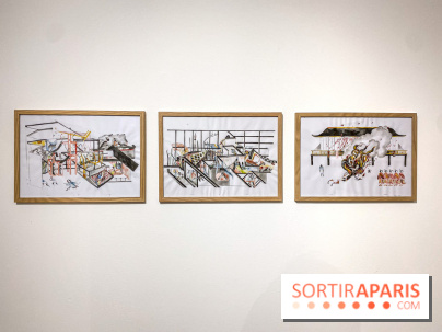 Ito Meikyū, l'exposition en réalité virtuelle de Boris Labbé au Drawing Lab à Paris - IMG 0436